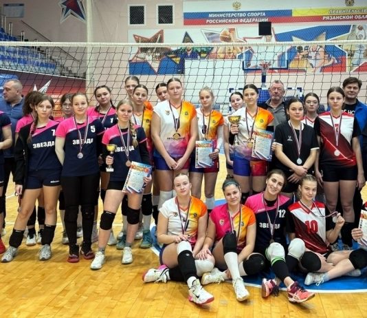 В Рыбновском районе прошел Кубок по волейболу