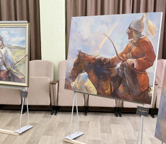 В Рыбном работает выставка Вадима Овсянникова «Всадники Старой Рязани»