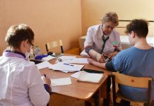 К сельским жителям Рыбновского округа приезжал «Поезд здоровья»