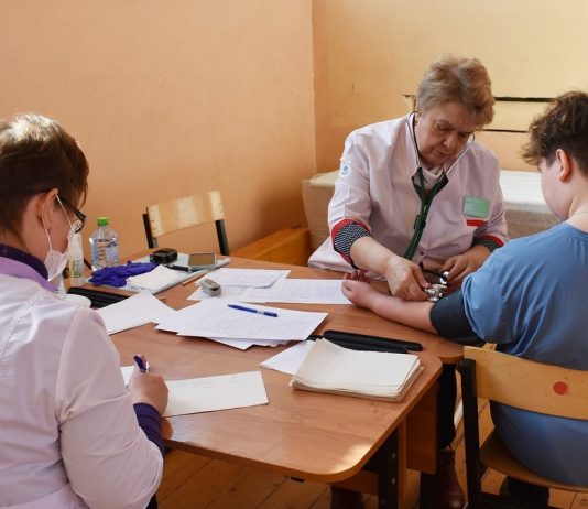 К сельским жителям Рыбновского округа приезжал «Поезд здоровья»