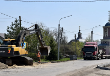 В Рыбновском округе по нацпроекту ремонтируют участок дороги