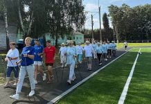 В Рыбном прошло физкультурно-оздоровительное занятие для пенсионеров